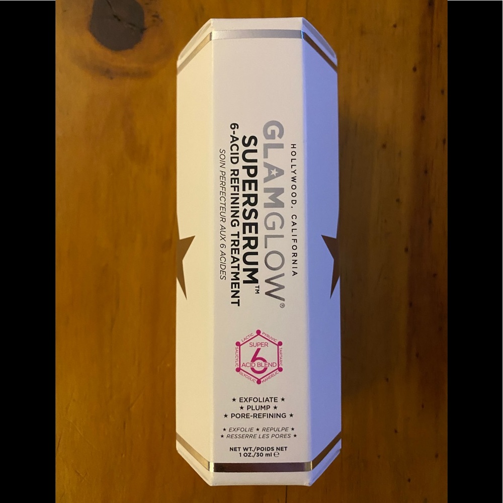Brand new in box glam glow super serum